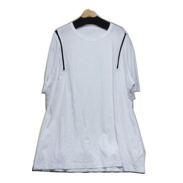 Ground Y Yohji 20SS　両肩　ジップ　Tシャツ　ホワイトTシャツ/カットソー(半袖/袖なし)