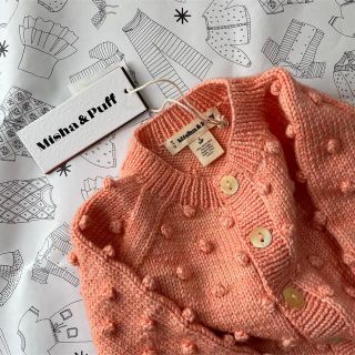 キャラメルベビー&チャイルド(Caramel baby&child )のMisha and Puff  Popcorn Cardigan カーディガン(カーディガン)