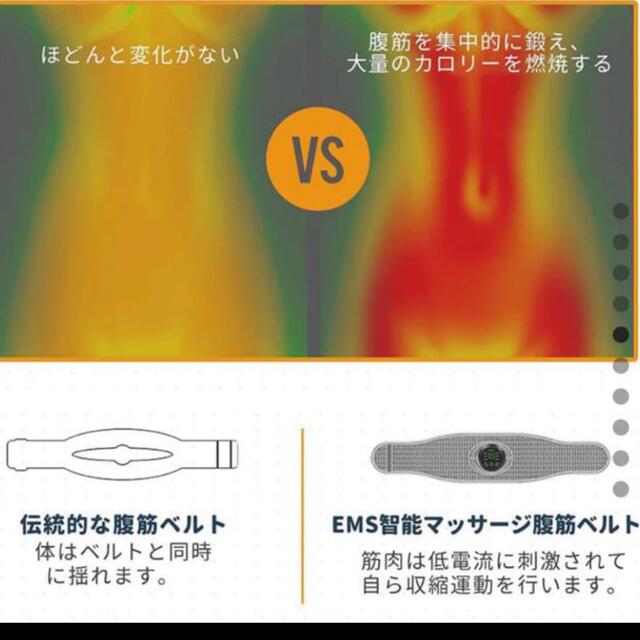 EMS(イームス)のＥＭＳ腹筋ベルト スポーツ/アウトドアのトレーニング/エクササイズ(トレーニング用品)の商品写真