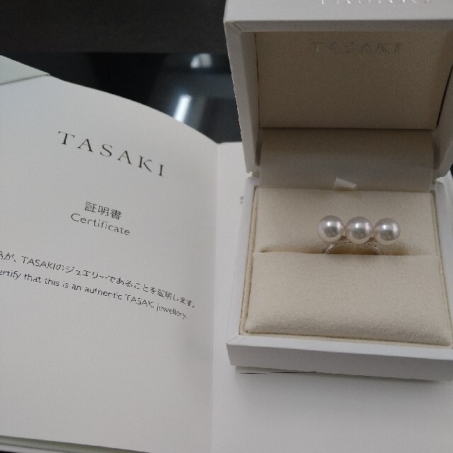 【オープニングセール】 TASAKI - お値下げ　TASAKI バランスネオ　ホワイトゴールド リング(指輪)