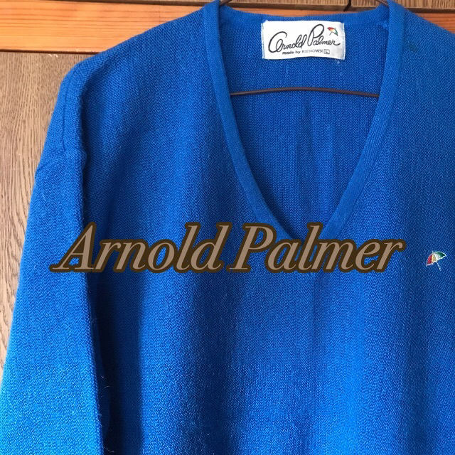 アーノルドパーマー　Arnold Palmer  ヴィンテージ  セーターブルー