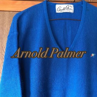 アーノルドパーマー(Arnold Palmer)のアーノルドパーマー　Arnold Palmer  ヴィンテージ  セーターブルー(ニット/セーター)