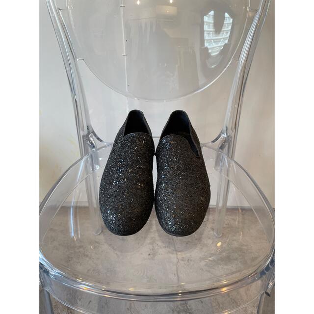 JIMMY CHOO グリッタースリッポン-
