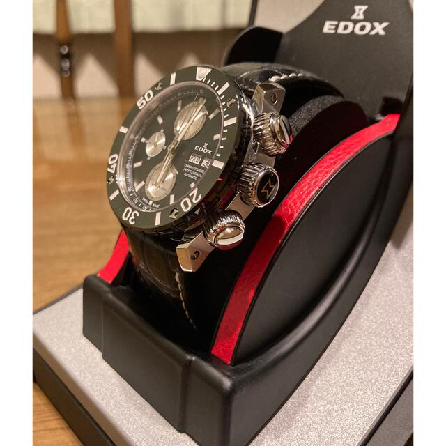 EDOX 01117-3-NINCA クラスワンクロノオフショア自動巻き 中古