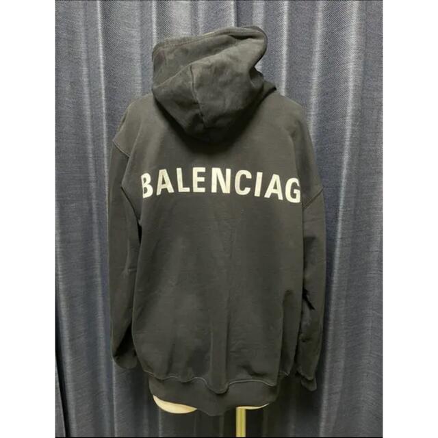 BALENCIAGA バレンシアガ パーカー ブラック Sサイズ