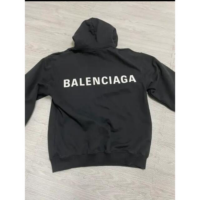 BALENCIAGA バレンシアガ パーカー ブラック Sサイズ