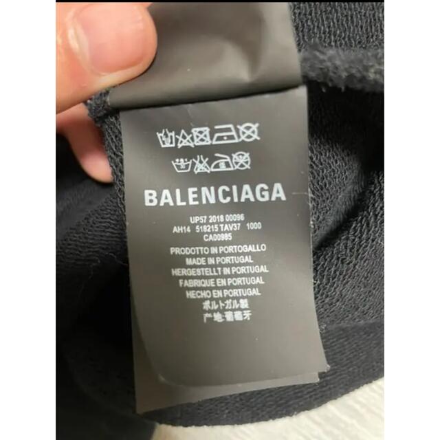 BALENCIAGA バレンシアガ パーカー ブラック Sサイズ