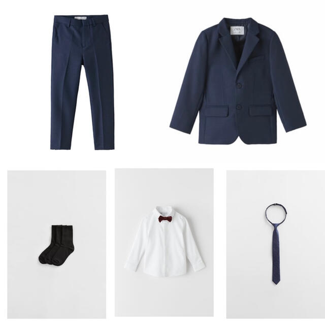 ZARA フォーマルスーツ5点セット116cm ZARA フォーマルスーツ5点セット116cm