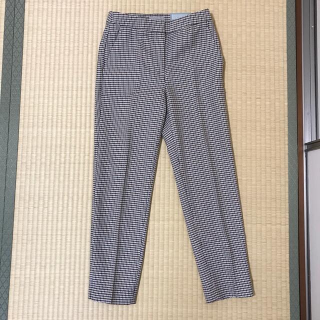 H&H(エイチアンドエイチ)のパンツ　千鳥 レディースのパンツ(クロップドパンツ)の商品写真