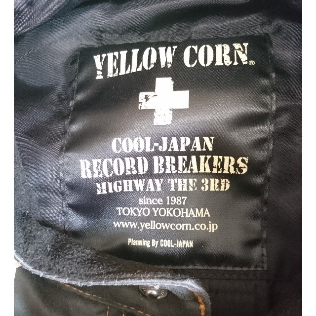 YeLLOW CORN(イエローコーン)のYELLOWCORN イエローコーン M-41ワッペン付ライダース M メンズのジャケット/アウター(ライダースジャケット)の商品写真