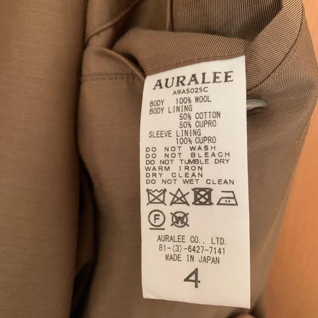 AURALEE WOOL SERGE CHECK ZIP UP BLOUSON AURALEE WOOL SERGE CHECK ZIP UP BLOUSON