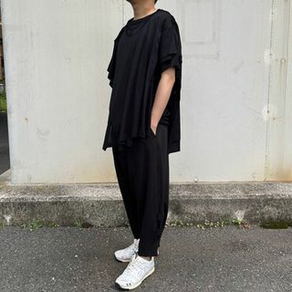 Y’s Yohji Yamamoto パワーメッシュ レイヤード カットソー