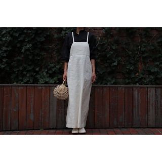 アパルトモンドゥーズィエムクラス(L'Appartement DEUXIEME CLASSE)のPhlannel Arles Wool Linen Apron Skirt (ロングワンピース/マキシワンピース)