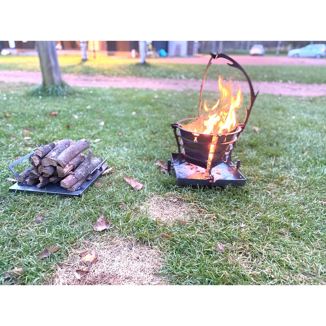 GURUGURU FIRE 【M】焚き火台 フウボウ ゴトク セット GURUGURU FIRE 【M】焚き火台 フウボウ ゴトク セット