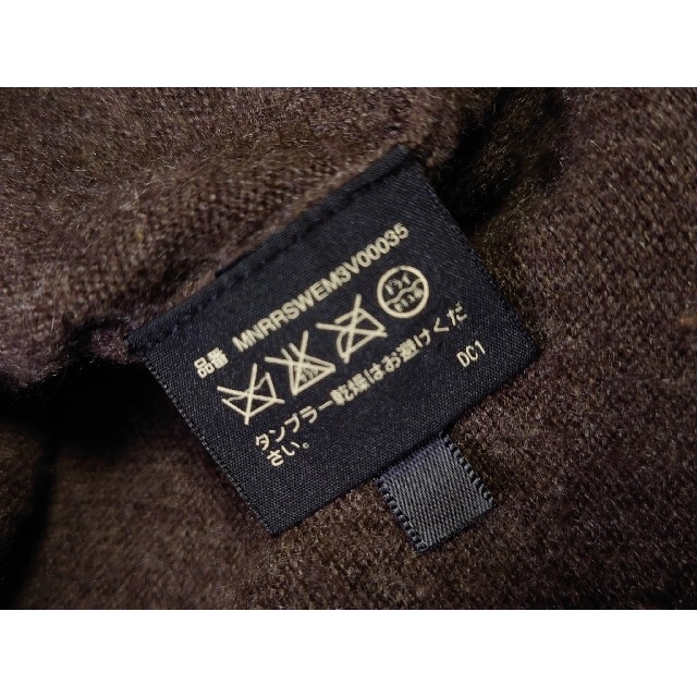 RRL ダブルアールエル Vネック カシミヤ カーディガン ブラウン XL