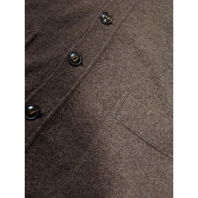 RRL ダブルアールエル Vネック カシミヤ カーディガン ブラウン XL