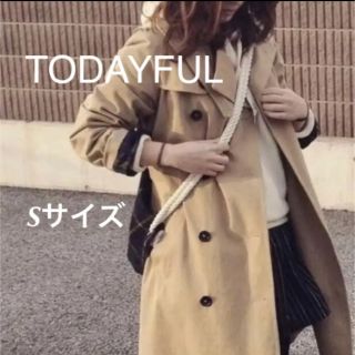 トゥデイフル(TODAYFUL)のトゥデイフル トレンチコート 36  ベージュ ロング チェック ライナー(トレンチコート)