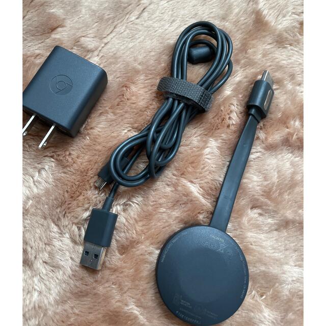 Google(グーグル)のGoogle Chromecast スマホ/家電/カメラのテレビ/映像機器(映像用ケーブル)の商品写真