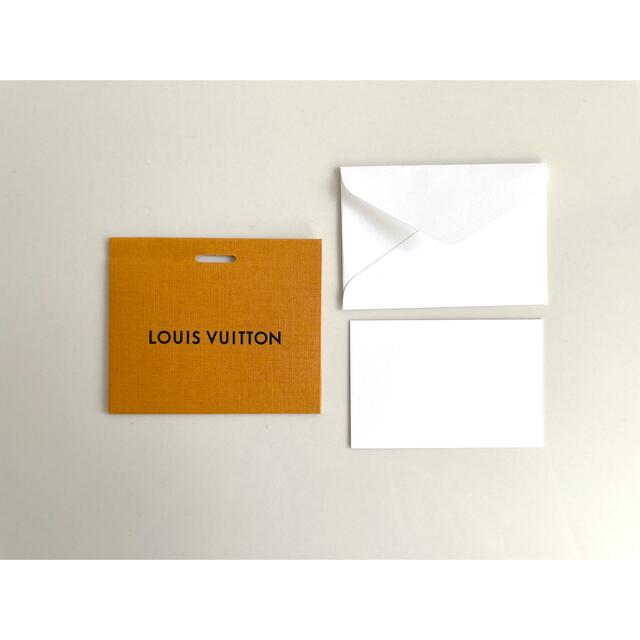 LOUIS VUITTON(ルイヴィトン)のルイヴィトン　メッセージカード ハンドメイドの文具/ステーショナリー(カード/レター/ラッピング)の商品写真