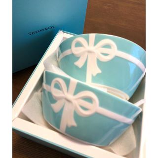 ティファニー(Tiffany & Co.)のティファニー　ブルーリボン　ブルーボックスペアボウル(食器)