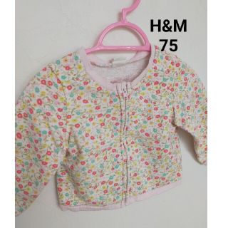 エイチアンドエム(H&M)の【H&M】春色♪花柄ジップアップパーカー(トレーナー)