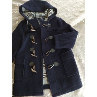 バーバリー(BURBERRY)の140A　バーバリー　紺色ダッフルコート(コート)