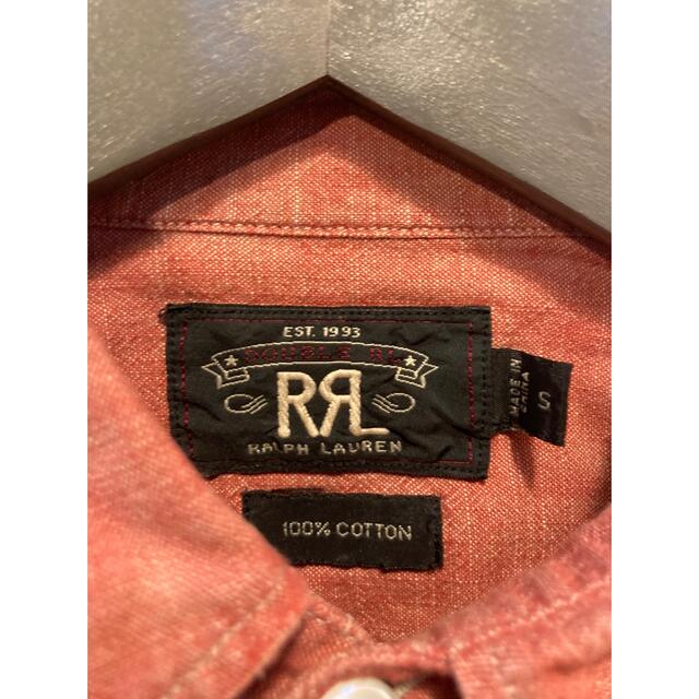 RRL(ダブルアールエル)のRRL シャンブレーシャツ Sサイズ Polo Ralph louren メンズのトップス(シャツ)の商品写真