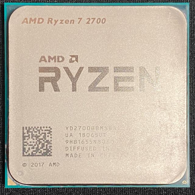 Ryzen7 2700 CPUのみPCパーツ