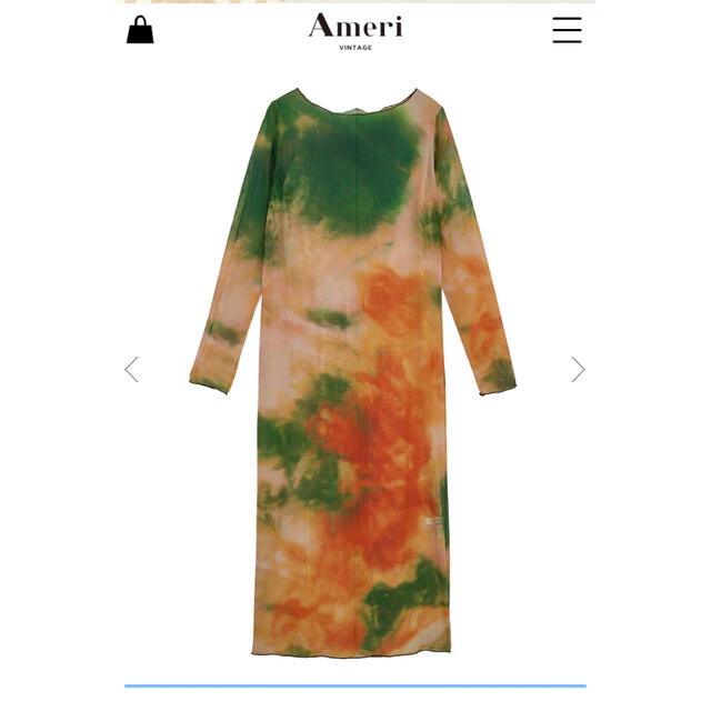 Ameri VINTAGE - ameri / MIRANDA TAIDAI SHEER LONG TOPの通販 by