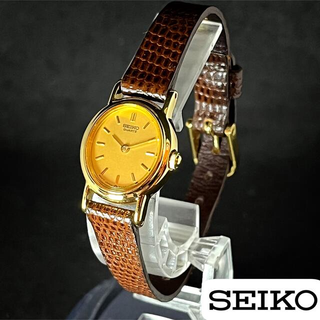 SEIKO(セイコー)の【SEIKO】セイコー/Vintage/レディース腕時計/ゴールド色/1990' レディースのファッション小物(腕時計)の商品写真