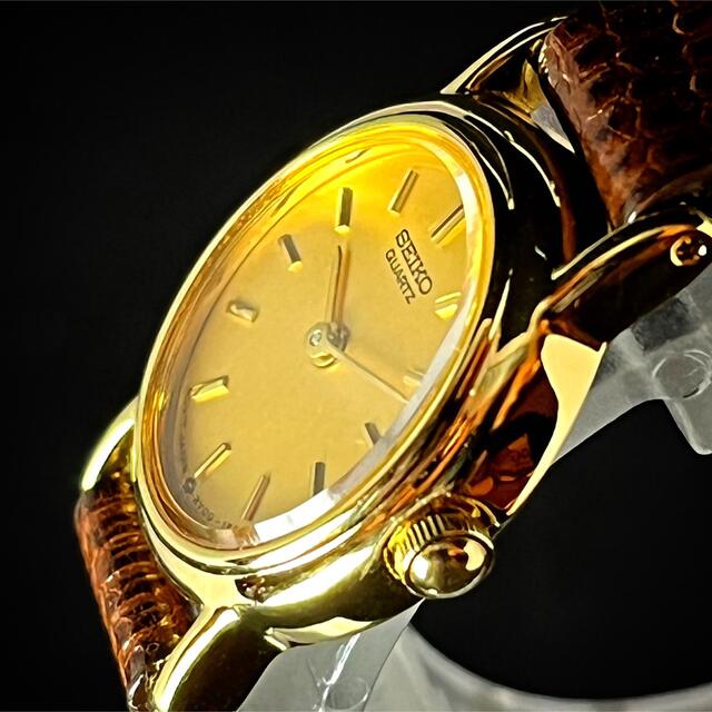 上品なブランド SEIKO - 【SEIKO】セイコー/Vintage/レディース腕時計/ゴールド 海外モデル