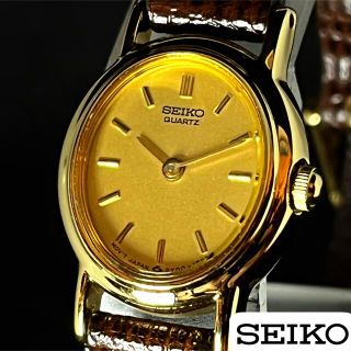 セイコー(SEIKO)の【SEIKO】セイコー/Vintage/レディース腕時計/ゴールド色/1990'(腕時計)