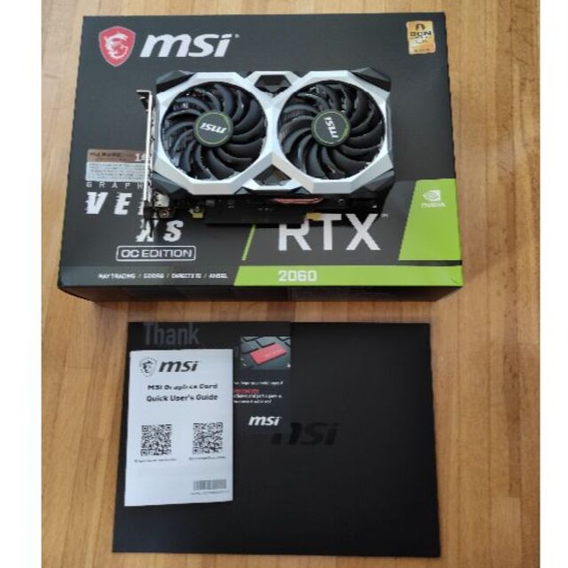 最新作100%新品】 GeForce RTX 2060 VENTUS XS 6G OC 中古の通販 by ろばろば's shop｜ラクマ 