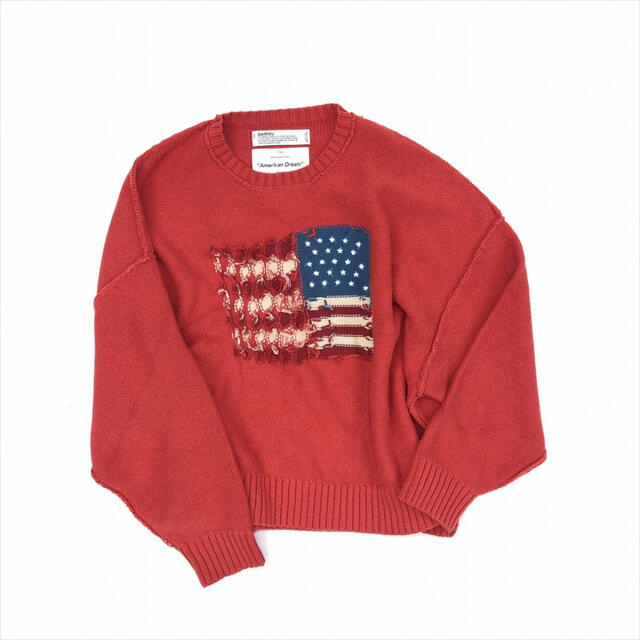 ニット/セーターDAIRIKU 19AW Inside Out America Knit