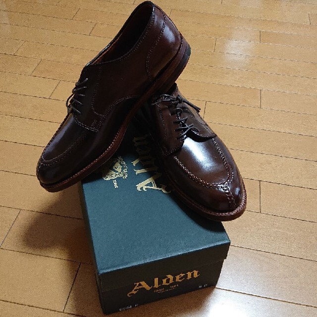 Alden(オールデン)の新品未使用:Alden オールデン コードバン NST 8D 2459 シガー メンズの靴/シューズ(ドレス/ビジネス)の商品写真