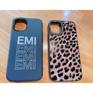 CASETIFYカスタムケースiPhone 12 mini名前入りemi(iPhoneケース)