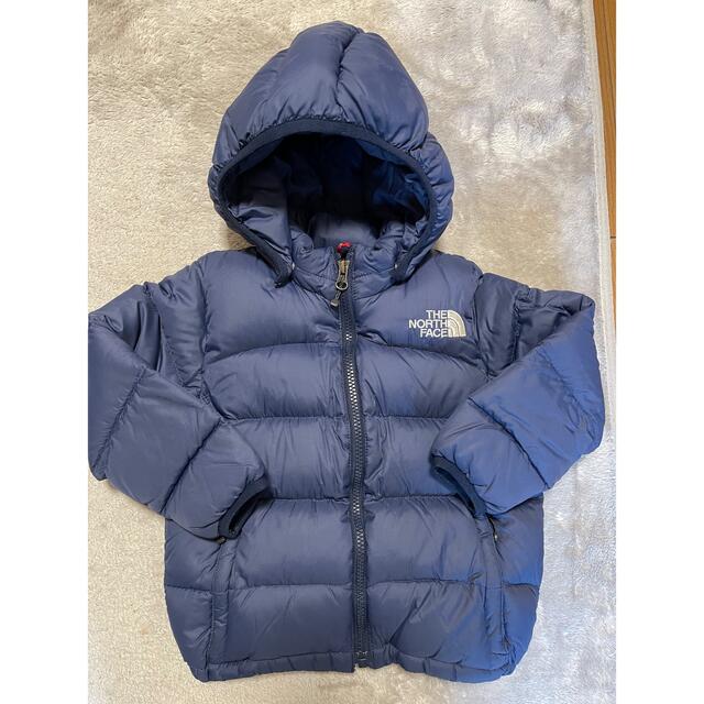 THE NORTH FACE(ザノースフェイス)のノースフェイス☆ダウンコート☆ネイビー キッズ/ベビー/マタニティのキッズ服男の子用(90cm~)(ジャケット/上着)の商品写真