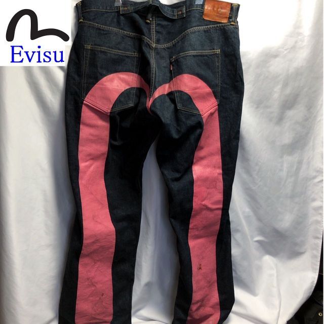 EVISU エヴィス エビス No2 LOT ピンクペイント セルビッチデニム