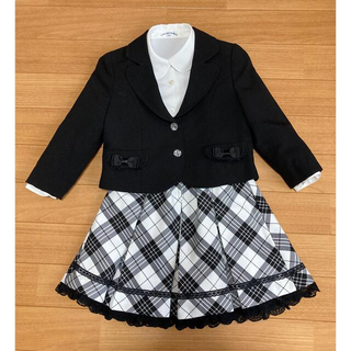女の子入学式スーツセット120(ドレス/フォーマル)