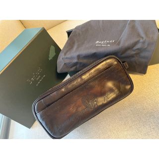 berluti レザー ポーチ セカンドバッグ