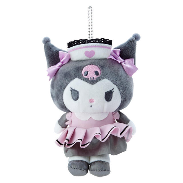 ラッピング対象外 K-35 サンリオ マスコットホルダー(ナース)【クロミ】 通販 Sanrio サンリオ マスコットホルダー ベビー ぬいぐるみ クロミ