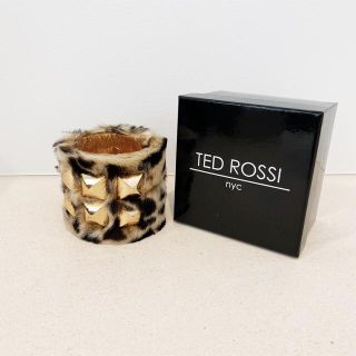 ドゥーズィエムクラス(DEUXIEME CLASSE)のTed Rossi エコファー　レオパード　バングル　美品(ブレスレット/バングル)