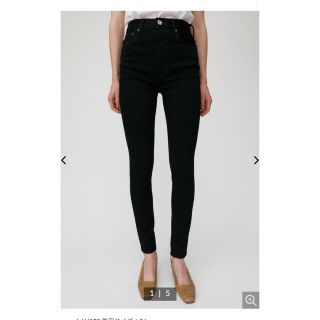 マウジー(moussy)のMOUSSY HW Rebirth BLACK SKINNY 25(デニム/ジーンズ)