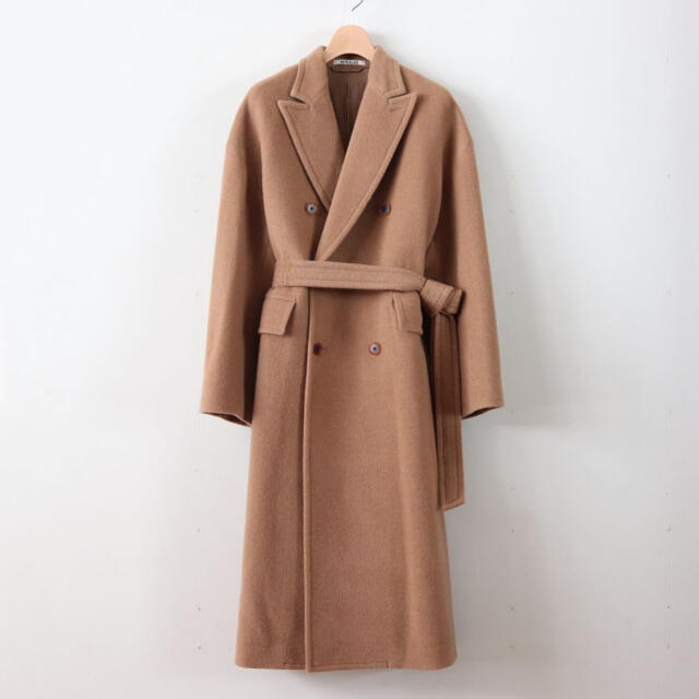 新品本物】 AURALEE オーラリー BABYCAMEL MOSSER COAT -ロングコート