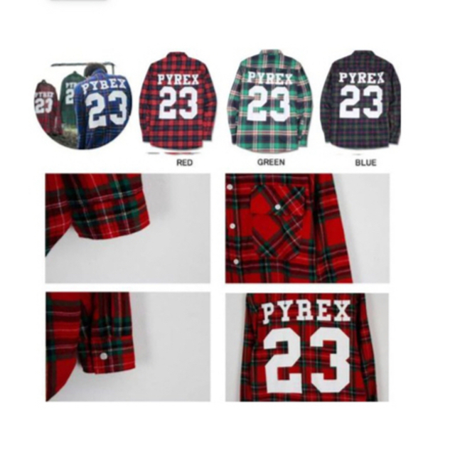 OFF-WHITE(オフホワイト)の希少　PYREX RALPHLAUREN ラルフローレン　チェクシャツ メンズのトップス(シャツ)の商品写真