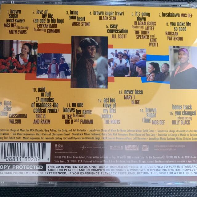 Brown Sugar/ブラウン・シュガー-US盤サントラ CD エンタメ/ホビーのCD(映画音楽)の商品写真