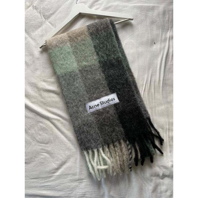 Acne Studios モヘアチェックスカーフ/マフラー www.cicc.ky