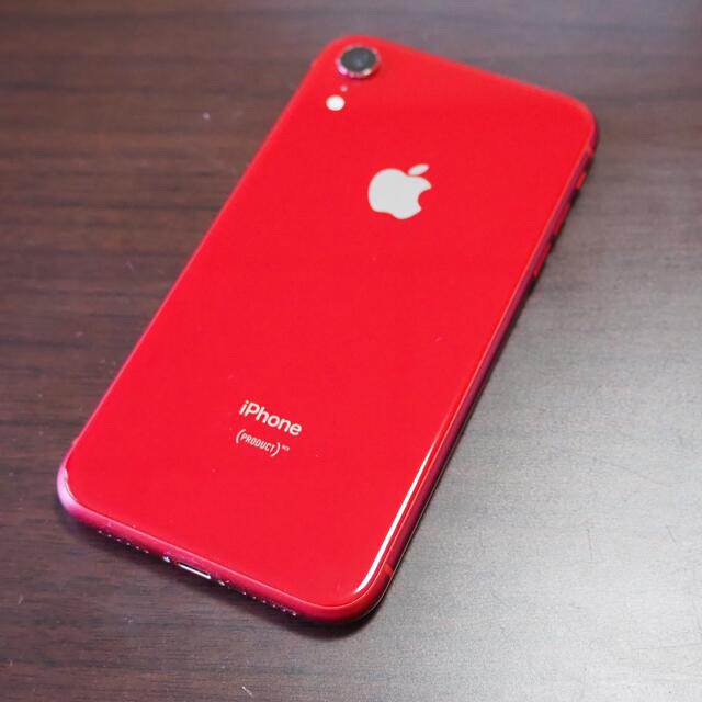 iPhone(アイフォーン)のiPhone XR 128GB RED au SIMロック解除済み スマホ/家電/カメラのスマートフォン/携帯電話(スマートフォン本体)の商品写真