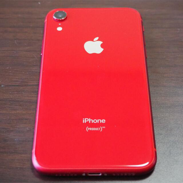 iPhone(アイフォーン)のiPhone XR 128GB RED au SIMロック解除済み スマホ/家電/カメラのスマートフォン/携帯電話(スマートフォン本体)の商品写真