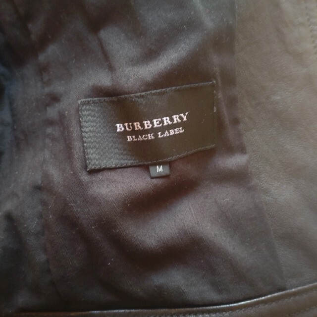 BURBERRY BLACK LABEL(バーバリーブラックレーベル)のバーバリーブラックレーベル　レザージャケット メンズのジャケット/アウター(レザージャケット)の商品写真